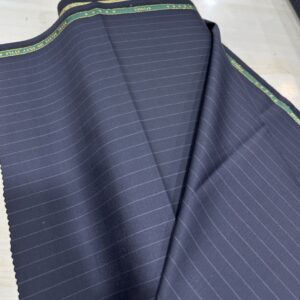 Royal Striped Blue - %70 Wool %30 Polyester - Australian Wool